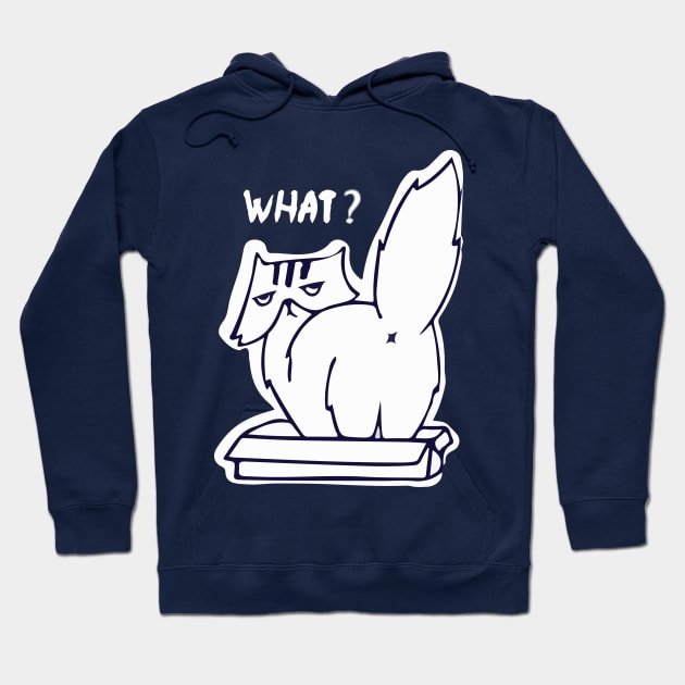 cat what Hoodie by sufian